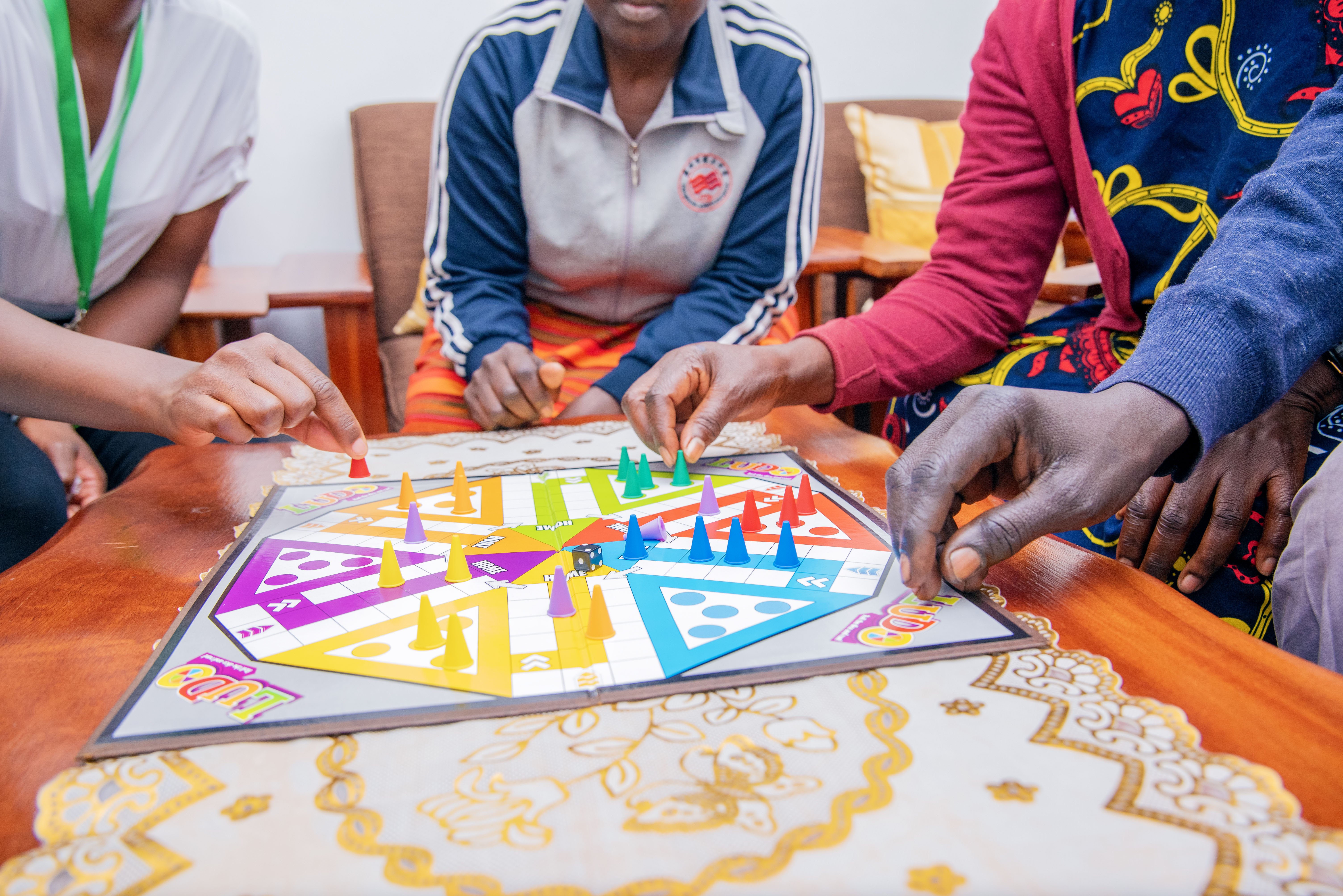 Happy seniors enjoying activities at Reliance Eldercare