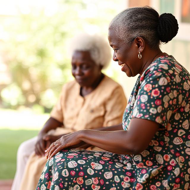 Elder sharing a story